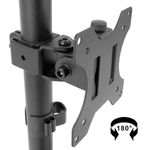 Soporte de mesa ajustable para 2 pantallas 17" - 32" VESA 75x75 100x100 mm - OP03200 - 05