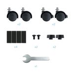 Soporte metàlico TooQ con ruedas para CPU color negro - OU11700 - 02