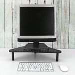 Elevador de monitor para escritorio y estanteria para pantalla notebook de rincón metálico - AD04500 - 07
