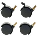 Soporte para ordenador PC metálico con ruedas de color negro de 13 a 25 cm - AC00300 - 09