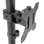 Soporte de mesa ajustable para 2 pantallas 17" - 32" VESA 75x75 100x100 mm - OP03200 - 09