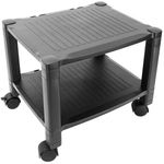 Mesa auxiliar 2 niveles para impresora con ruedas - AG06100 - 01