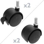 Soporte para ordenador PC metálico con ruedas de color negro de 95 a 230 mm - AC00400 - 08