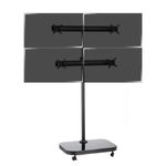 Soporte de TV VESA 50 75 100 para 4 pantallas en matríz 2x2 - OH04300 - 01