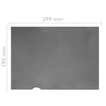 Filtro de privacidad 16:10. Protector para pantalla y monitor 13" 299x195mm - MD04300 - 02