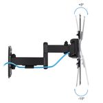 Soporte pantalla LCD a pared para TV de 13"- 43" articulado - TQ28900 - 06