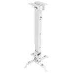 Soporte de techo con mástil 13cm 43cm 65cm para proyector 20 Kg blanco - OP01200 - 01