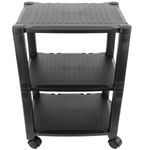 Mesa auxiliar 3 niveles para impresora con ruedas - AG06400 - 07