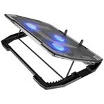 Base de refrigeración para portátiles de 15.6-17.3" con 3 ventiladores, iluminación led y 2 puertos USB Natec Oriole NPL-1926 - NT42500 - 03