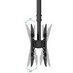Soporte de techo para 2 pantallas planas de 43" a 86" 100 Kg hasta VESA 600x400 - TQ29700 - 05