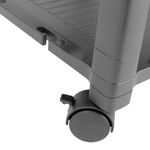 Mesa auxiliar 2 niveles para impresora con ruedas - AG06100 - 08