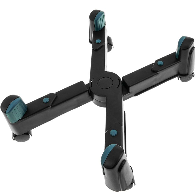 Soporte para ordenador PC con ruedas de color negro ajustable 8-25 cm - AC00600 - 01