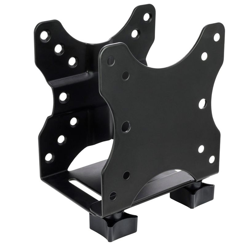 Soporte mini PC sobremesa para fijación a mástil VESA 50x50 75x75 100x100 - OP05100 - 01